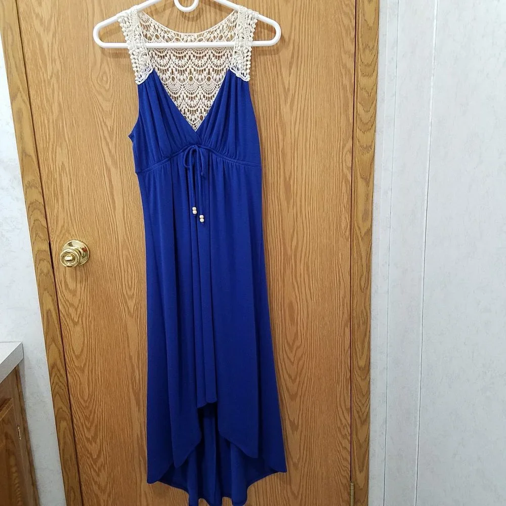 Maurices Navy Crochet Back Sundress - Picture 7 of 13